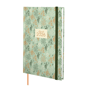 Finocam Dynamic Berlin Agenda en Catalan - Anual 2026 - Cierre de Goma - Formato Y10 - 145x17x210mm - Semana Vista en Vertical - Tematica de Hojas