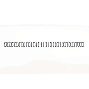 GBC Wirebind Pack de 100 Alambres de Encuadernacion 8mm para Paso 3:1 Redondo o Cuadrado - Formato A4 - Para 34 Orificios - Encuaderna hasta 70 Hojas 