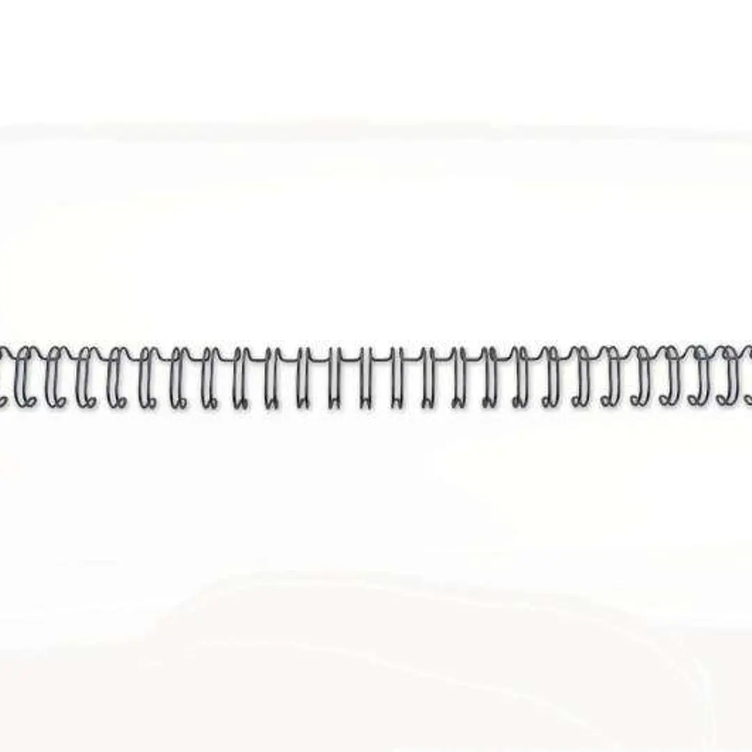 GBC Wirebind Pack de 100 Alambres de Encuadernacion 8mm para Paso 3:1 Redondo o Cuadrado - Formato A4 - Para 34 Orificios - Encuaderna hasta 70 Hojas  1