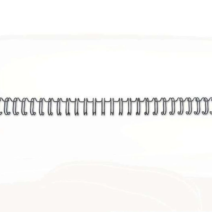 GBC Wirebind Pack de 100 Alambres de Encuadernacion 8mm para Paso 3:1 Redondo o Cuadrado - Formato A4 - Para 34 Orificios - Encuaderna hasta 70 Hojas  1