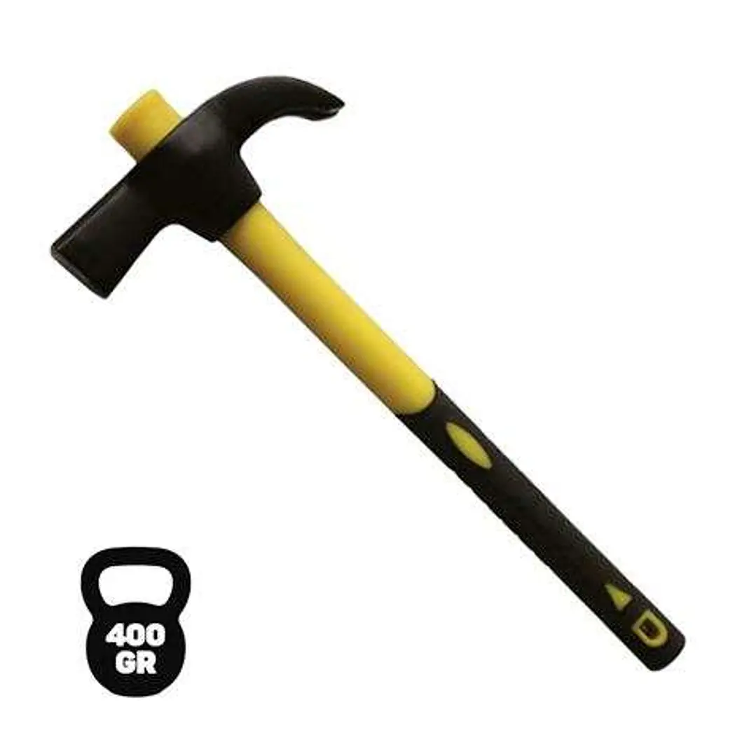 Blim Martillo de Encofrado - Mango Ergonomico de Fibra de Vidrio - Peso 400 Gramos 1