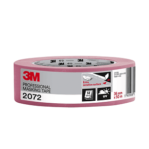 3M Cinta de Enmascarar - 36mm x 50m - Color Rosa