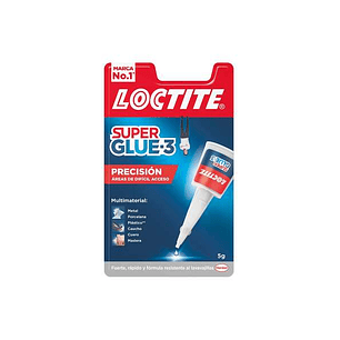Loctite Precision Pegamento Universal Instantaneo 5gr - Maxima Resistencia - Union Instantanea -  2640076/2712223/2644833/2985032