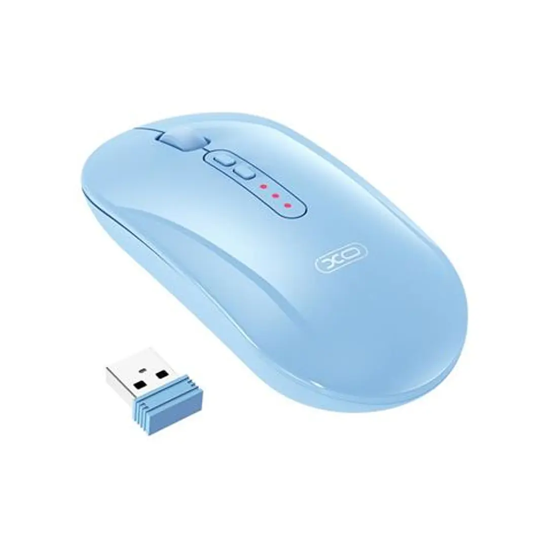 XO M13 Raton Inalambrico - Bluetooth y RF 2.4GHz - 1600DPI - Color Azul 1