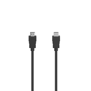 Hama Cable HDMI 4K Macho - Longitud 1.5m - Soporta ARC y 3D - Velocidad hasta 18Gbps - Color Negro