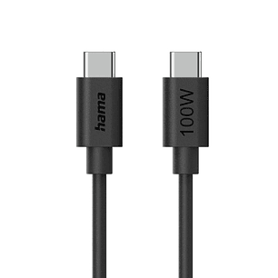 Hama Cable USB-C Macho - Longitud 1.2m - Velocidad hasta 480Mbps - Color Negro