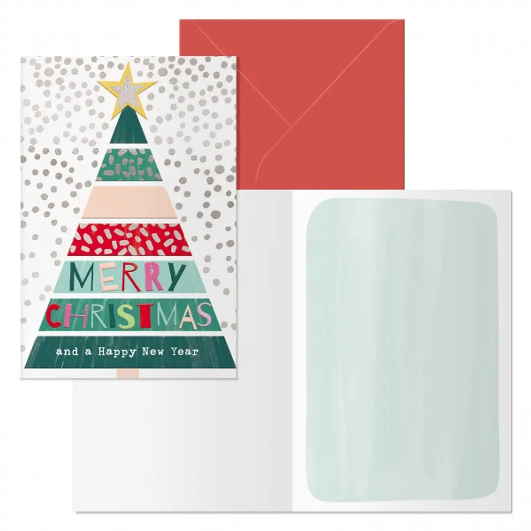 Dohe Natale Pack de 6 Tarjetas de Felicitacion Navideña con Sobre - Tamaño Cerrada 11.5x17cm, Abierta 23x17cm - Papel Offset - Impresas a todo Color 1