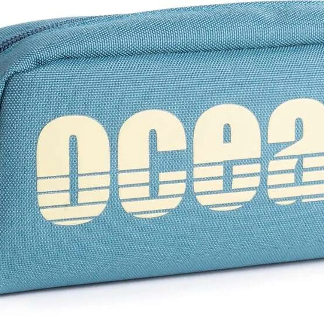 Oceans Wave California Estuche de 1 Cremallera - Tirador Ergonomico - Color Azul 1