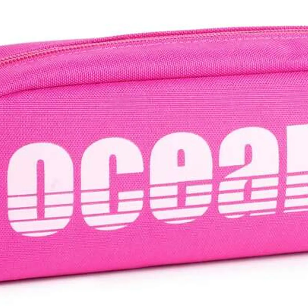 Oceans Wave California Estuche de 1 Cremallera - Tirador Ergonomico - Color Fucsia 1