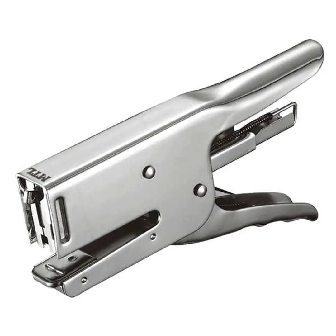 Dohe Grapadora de Tenaza - Fabricada en Acero - Admite Grapas de 22/6, 24/6 y 26/6 - Color Cromado 1