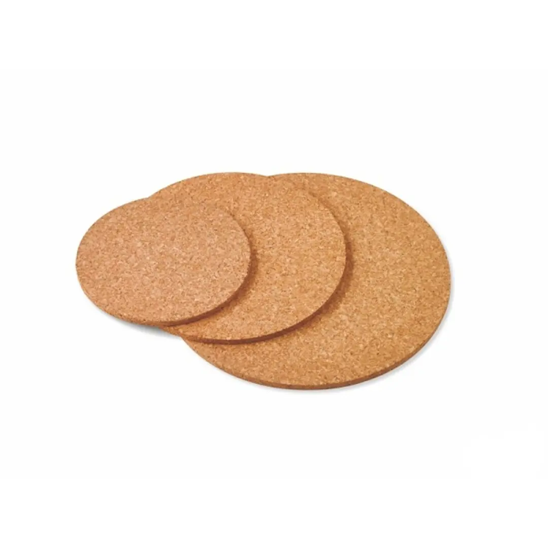 Faibo Plancha de Corcho Redonda para Manualidades - Medidas Ø 245mm 1