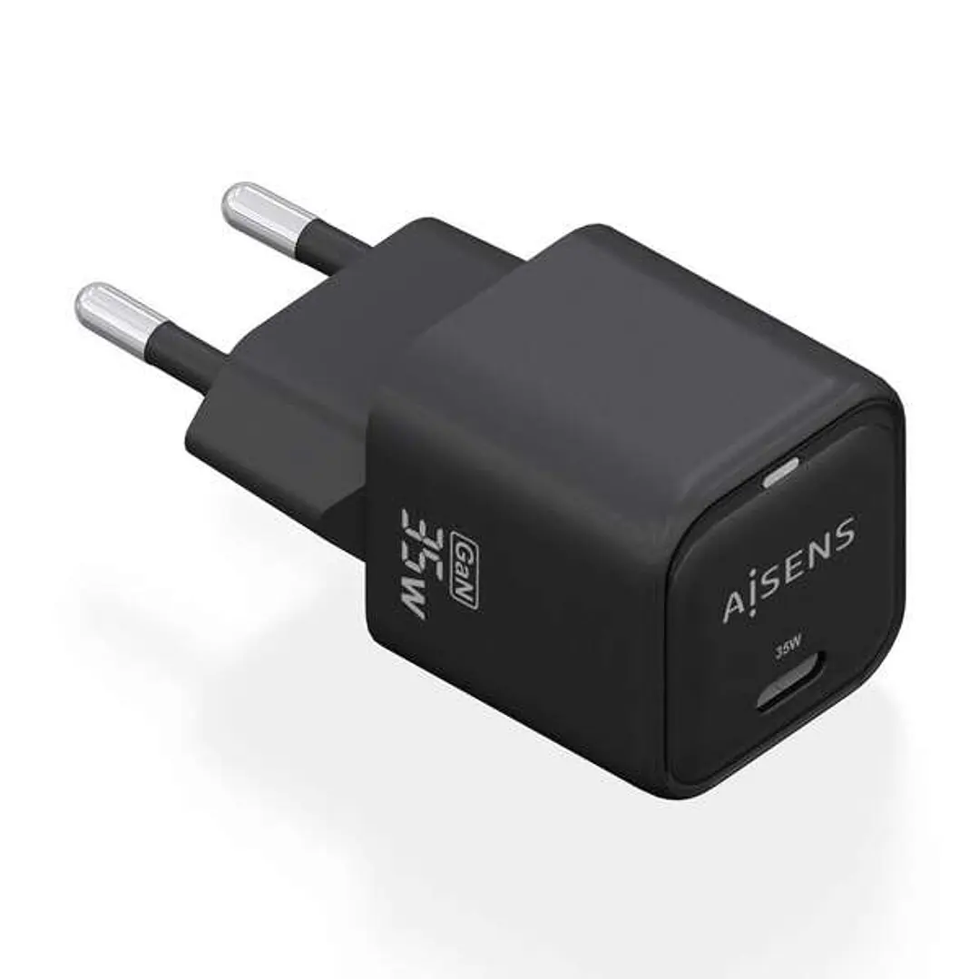 Aisens Cargador GAN 35W - 1xUSB-C PD3.0 QC4.0 1