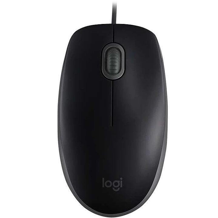 Logitech B110 Silent Raton USB 1000dpi - 3 Botones - Silencioso - Uso Ambidiestro - Cable de 1.80m - Color Negro 1
