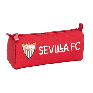 Safta Sevilla FC Portatodo - Cremallera - Resistente al Agua - 1.2L - 210x70x80mm - Color Rojo