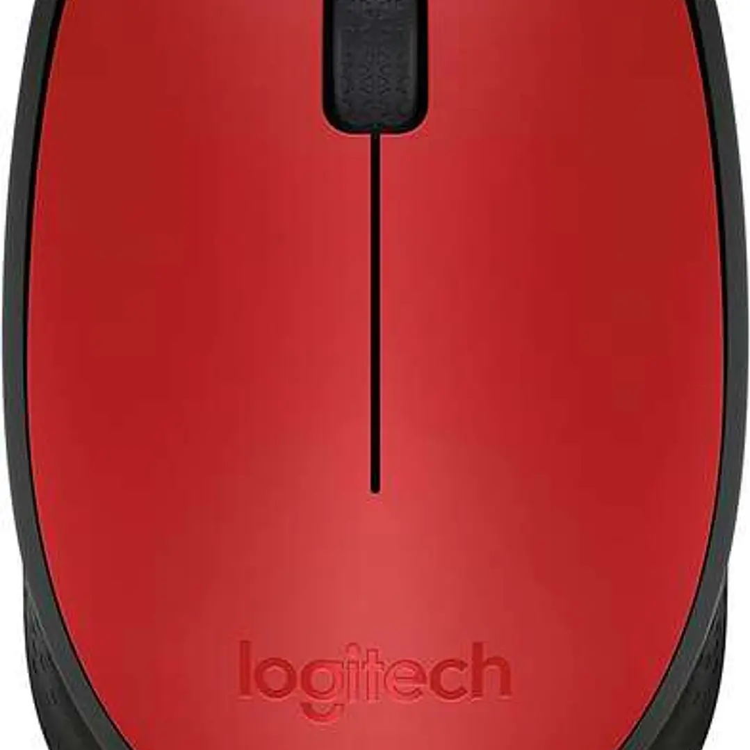 Logitech M171 Raton Inalambrico 1000dpi - 3 Botones - Uso Ambidiestro - Color Rojo 1