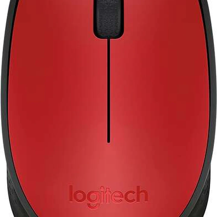 Logitech M171 Raton Inalambrico 1000dpi - 3 Botones - Uso Ambidiestro - Color Rojo 1