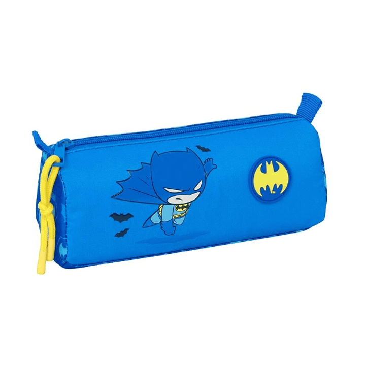 Safta Batman Preescolar Portatodo - Cremallera - 1.2L - 210x70x80mm - Color Azul 1