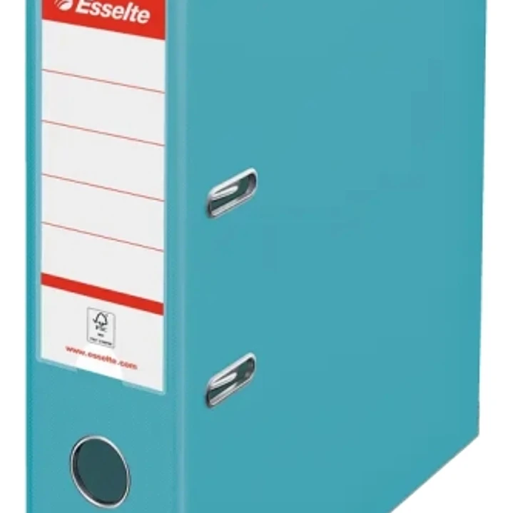 Esselte Colour'Breeze Archivador de Palanca A4 - Lomo 75mm - Ollao y Rado - Capacidad para 500 Hojas - Color Azul 1