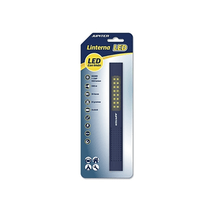 Jupiter Linterna de Trabajo de Barra Multiled 100lm - Con Iman - Resistencia IP44 - Funciona con 4 Pilas AAA (No Incluidas) - Color Azul