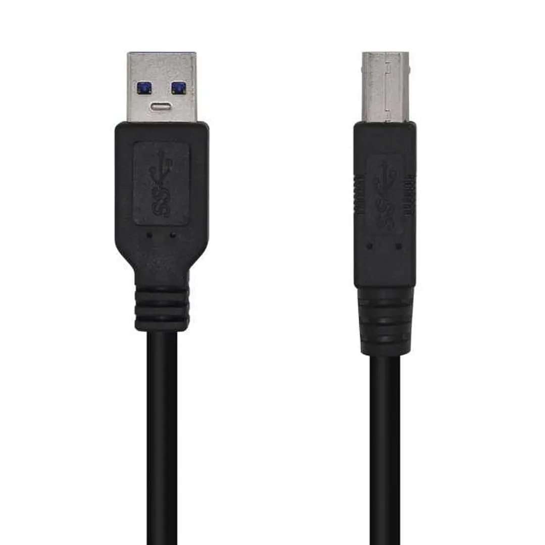 Aisens Cable USB 3.0 Impresora Tipo A/M-B/M - 3.0M - Color Negro 1