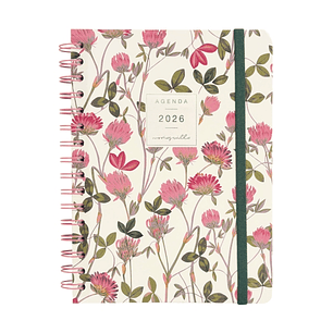 Finocam Moniquilla Agenda de Espiral en Catalan - Anual 2026 - Planificador - Cierre de Goma - Formato E10 - 155X212mm - Semana Vista Horizontal - Tem