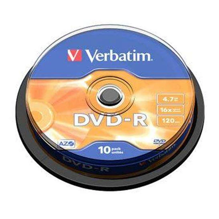 Verbatim DVD-R 16x 4.7GB (Tarrina 10 Uds) 1