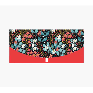 Pictura Tarjeta Money Cards - Tarjeta de Regalo Tipo Sobre Horizontal - Tematica de Flores - 21.3x9.6cm - Embolsada Individualmente en Celofan - Inclu