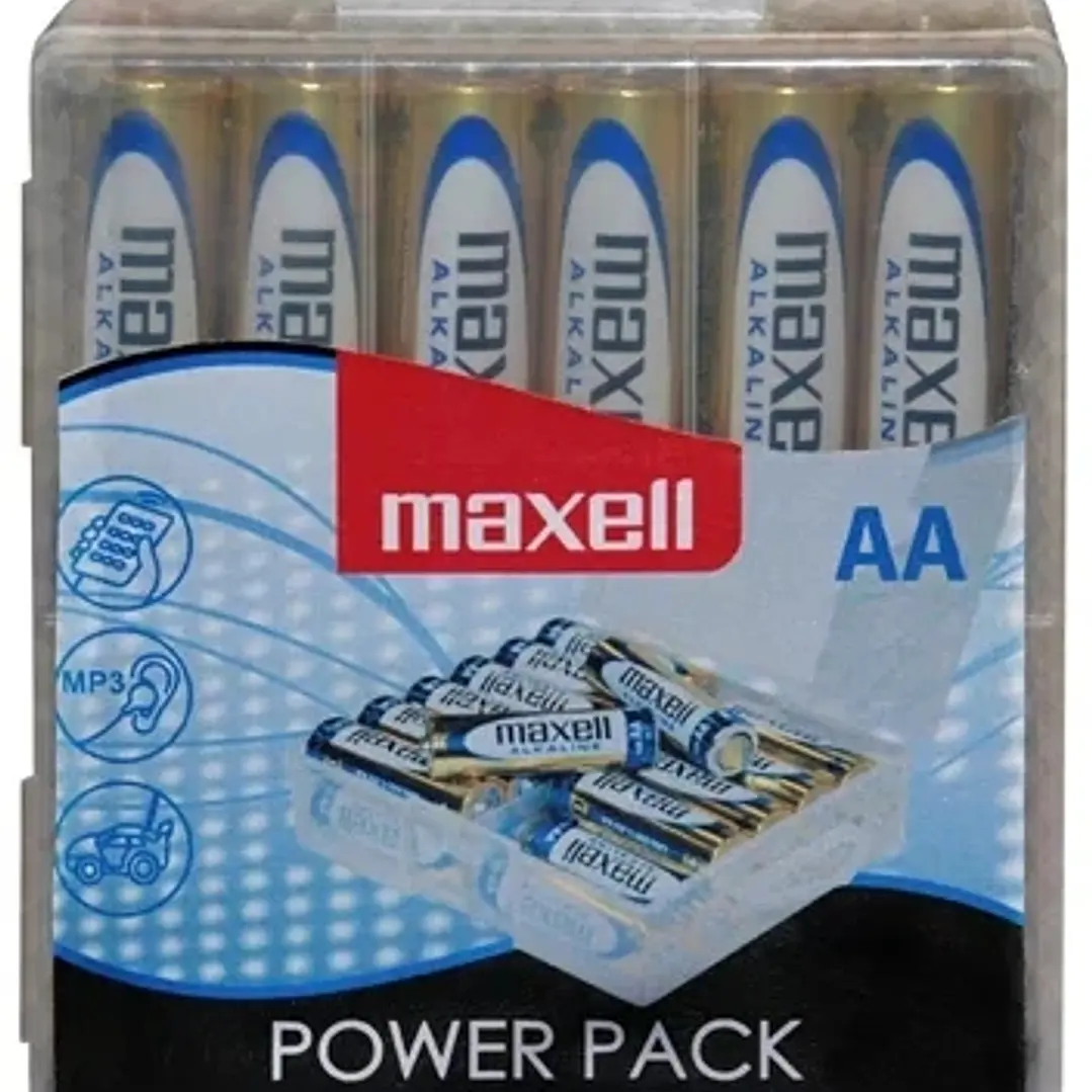 Maxell Pack de 24 Pilas Alcalinas LR06 AA 1.5V 1