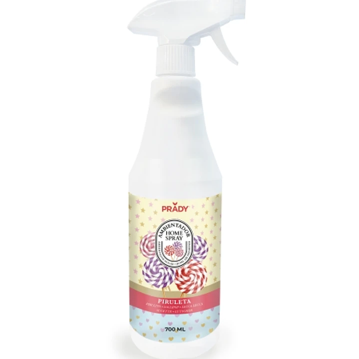 Prady Ambientador Home Spray Piruleta - Frasco de 700 ml - Spray Pulverizador 1