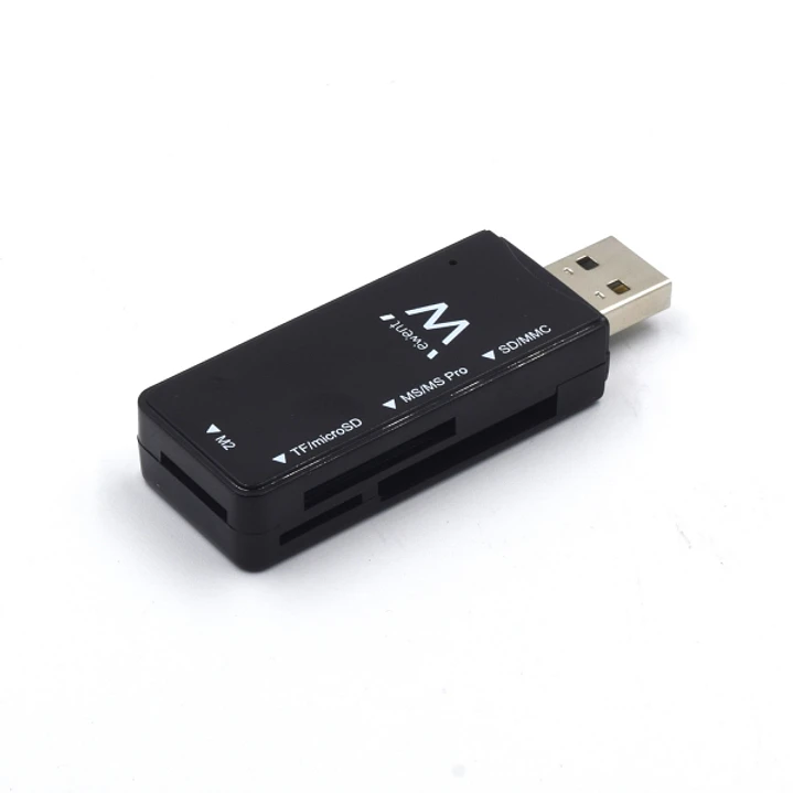Ewent Lector de Tarjetas Externo USB 2.0 - Velocidad de Transferencia hasta 480Mbps - Color Negro 1