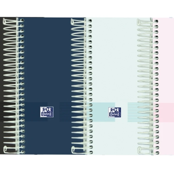 Oxford Live & Go Agenda Escolar 25/26 Espiral Dia Pagina - Tamaño 8º - Tapa de Plastico Opaco - Esquinas Microperforadas - Espacio para Notas - Cierre 1