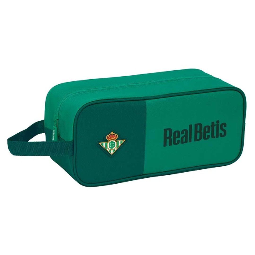 Safta Real Betis Balompie Zapatillero - Asa Lateral - Resistente al Agua - 7L - Duradero - 340x140x150mm - Color Verde 1