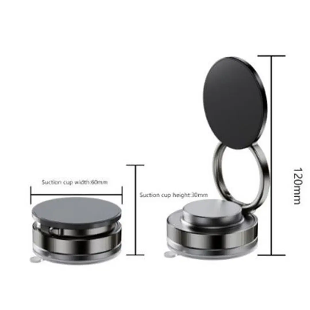 XO C177 Soporte Magnetico para Coche - Sujeccion por Vacio - Color Negro 1