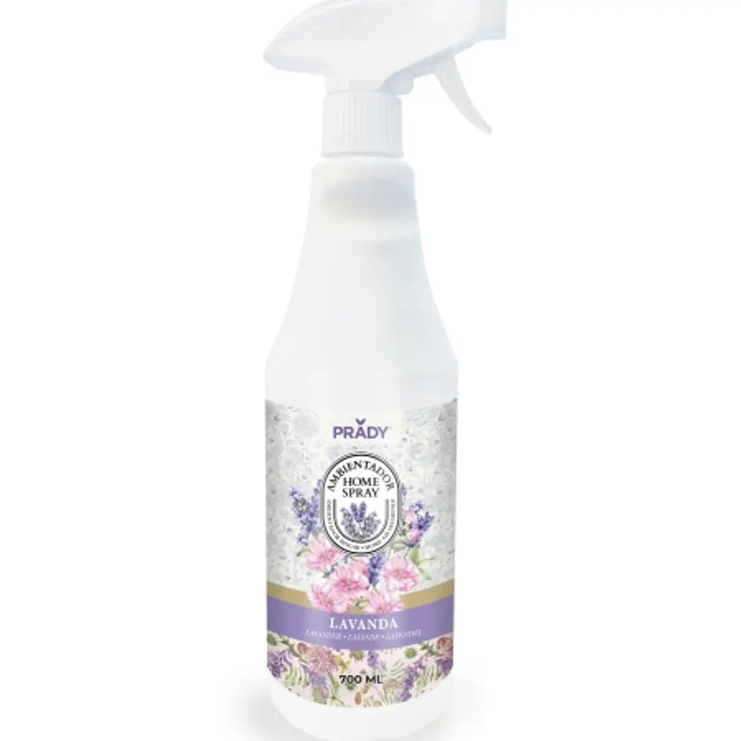 Prady Ambientador Home Spray Lavanda - Frasco de 700 ml - Spray Pulverizador 1