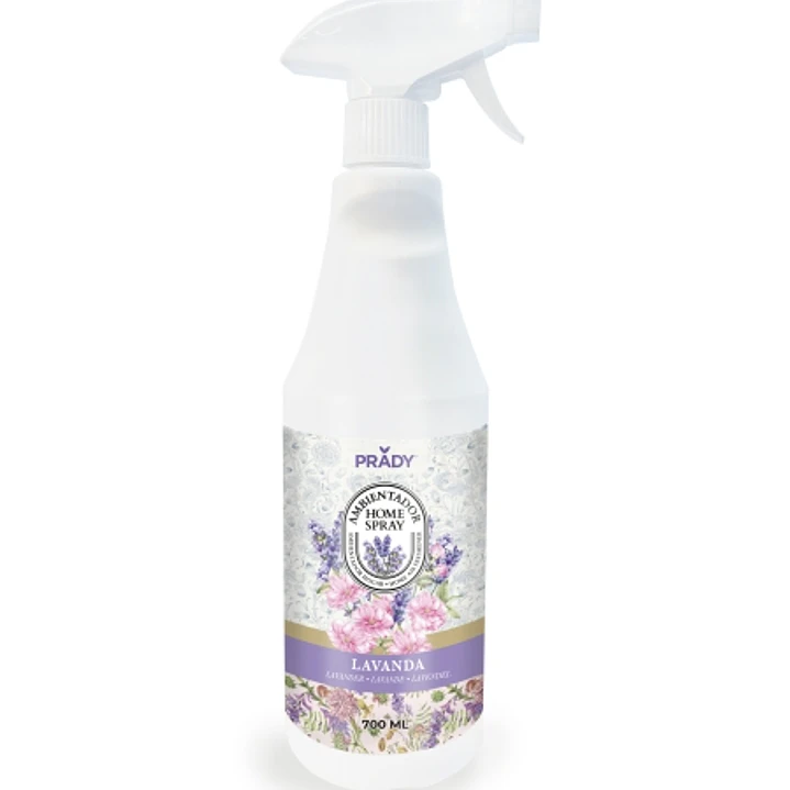 Prady Ambientador Home Spray Lavanda - Frasco de 700 ml - Spray Pulverizador 1