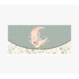 Pictura Tarjeta Money Cards - Formato Horizontal - Tematica Luna - 21.3x9.6cm - Embolsada Individualmente - Incluido Sobre Blanco - Papel con Certific