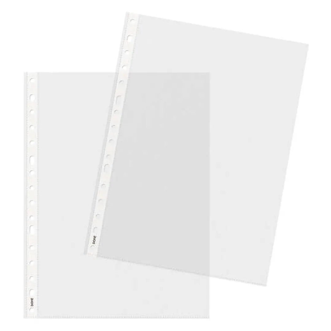 Dohe 100 Fundas Multitaladro en Polipropileno Rugoso - 16 Perforaciones 1