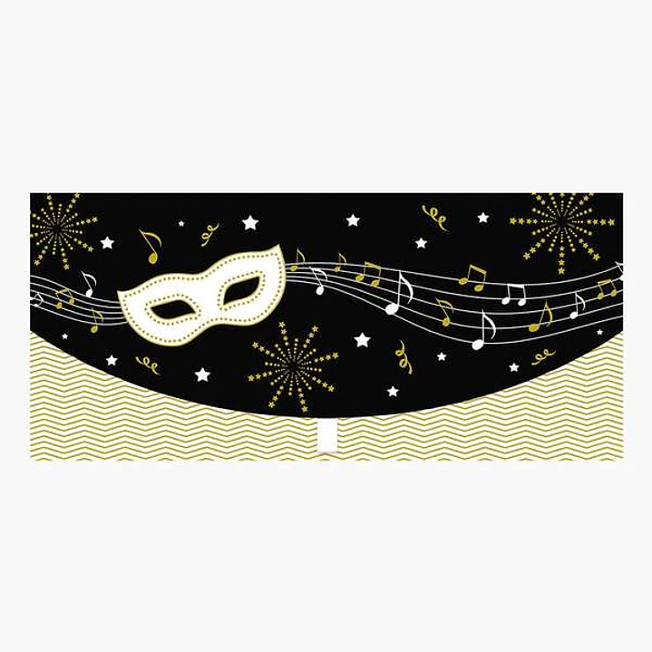 Pictura Tarjeta Money Cards - Tarjeta de Regalo Tipo Sobre Horizontal - Ideal para Regalar Cheques, Entradas o Dinero - Tematica Fiesta - 21.3x9.6cm - 1