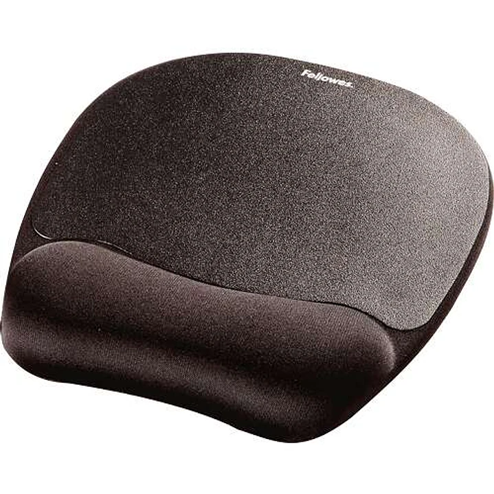 Fellowes Alfombrilla con Reposamuñecas Espuma Memory Foam - Confort Excepcional - Color Negro 1