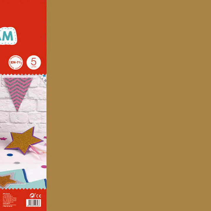 Apli Goma Eva Marron 600x400 - 5 Hojas de Alta Calidad y Facil de Cortar 1