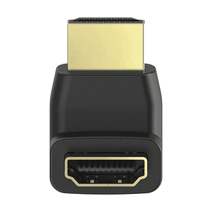 Hama Essential Adaptador HDMI Acodado - HDMI Hembra - HDMI Macho - 90º - Color Negro