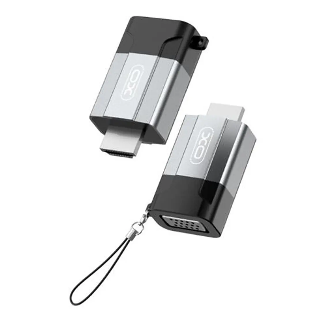 XO Adaptador HDMI - Soporta hasta 1080P - Aluminio - Color Negro 1