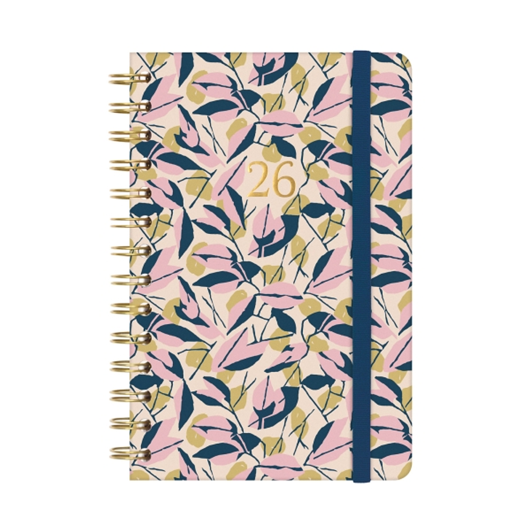 Finocam You Agenda de Espiral en Catalan - Anual 2026 - Planificador - Cierre de Goma - Formato E5 - 131x19x190mm - Semana Vista Horizontal - Tematica 1