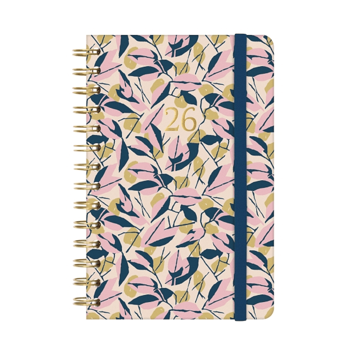 Finocam You Agenda de Espiral en Catalan - Anual 2026 - Planificador - Cierre de Goma - Formato E5 - 131x19x190mm - Semana Vista Horizontal - Tematica 1