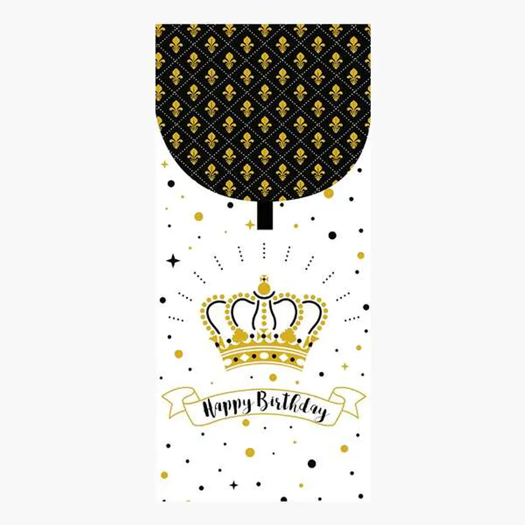 Pictura Tarjeta Money Cards - 9.6x21.3cm - Diseño Elegante con Tematica de Corona - Incluye Sobre Blanco - Certificacion FSC - Ideal para Regalar Dine 1