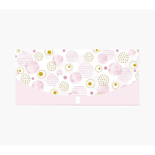 Pictura Tarjeta Money Cards - 21.3x9.6cm - Diseño Elegante de Circulos - Incluye Sobre Blanco - Certificacion FSC