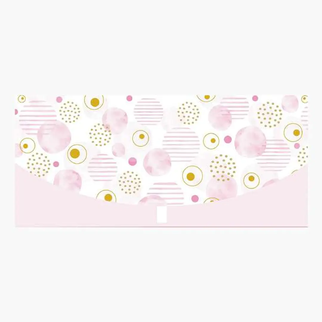 Pictura Tarjeta Money Cards - 21.3x9.6cm - Diseño Elegante de Circulos - Incluye Sobre Blanco - Certificacion FSC 1