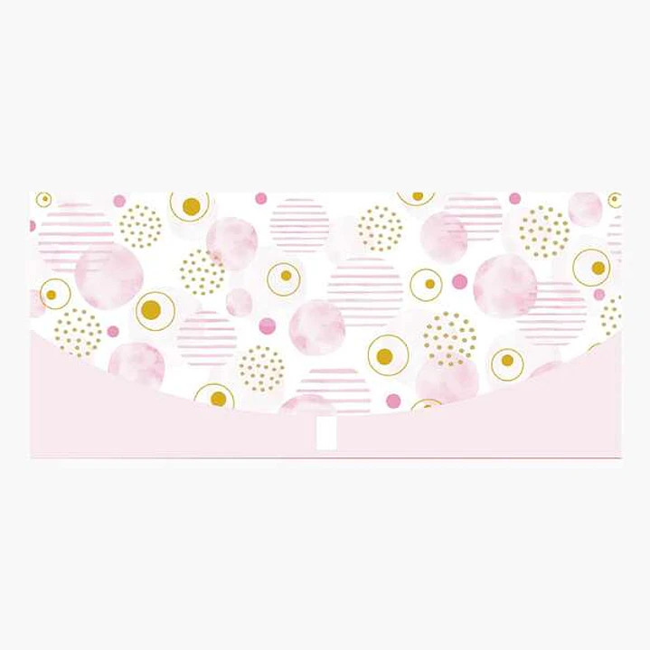 Pictura Tarjeta Money Cards - 21.3x9.6cm - Diseño Elegante de Circulos - Incluye Sobre Blanco - Certificacion FSC 1