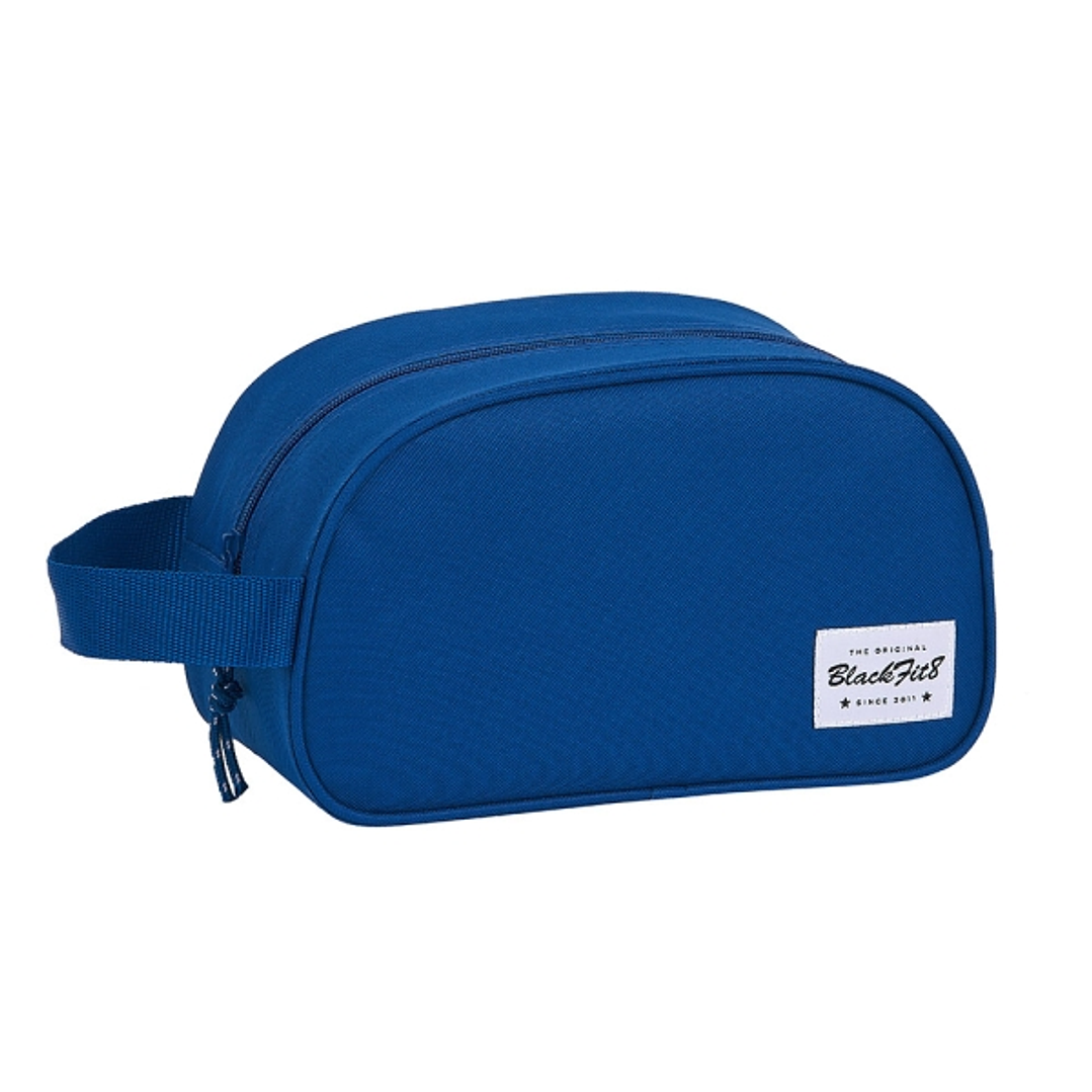 Safta Blackfit8 Oxford Neceser de 5L - Cremallera - Asa Lateral - Adapatable a Carro - 260x120x150mm - Color Azul Oscuro 1