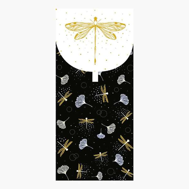 Pictura Tarjeta Money Cards - Tarjeta de Regalo Tipo Sobre - Tematica Libelulas - 9.6x21.3cm - Embolsada Individualmente en Celofan - Incluido Sobre B 1